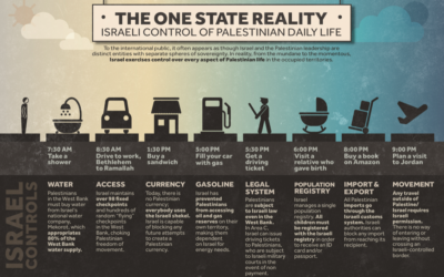One State Reality (Credit: Visualizing Palestine)